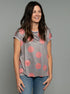 The Relaxed Tee - Pink Stripes / Pink Dots